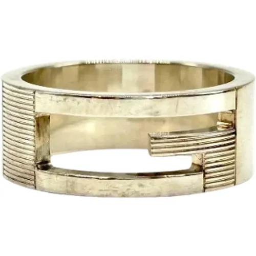 Pre-owned Metal rings , female, Sizes: ONE SIZE - Gucci Vintage - Modalova