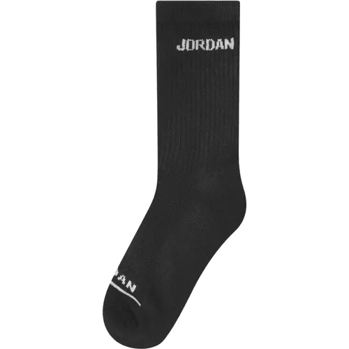 Schwarze Flight Mid-Length Socken , unisex, Größe: ONE Size - Jordan - Modalova
