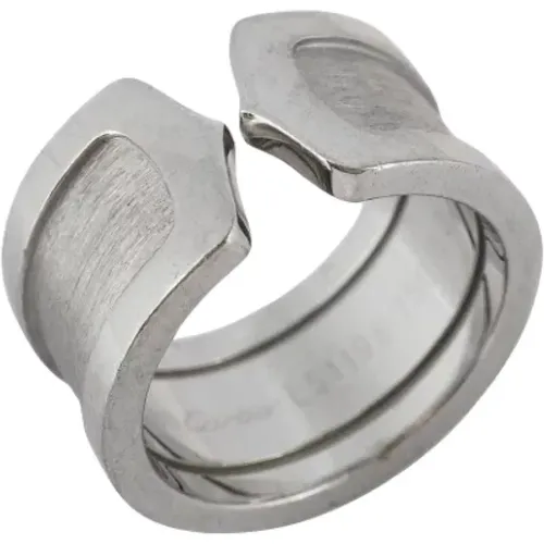 Pre-owned White Gold rings , female, Sizes: ONE SIZE - Cartier Vintage - Modalova