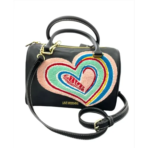 Stylish Weekend Bag , female, Sizes: ONE SIZE - Love Moschino - Modalova