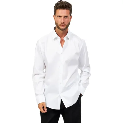 Regular Fit Cotton Shirt with Easy Iron Finish , male, Sizes: 4XL - Hugo Boss - Modalova