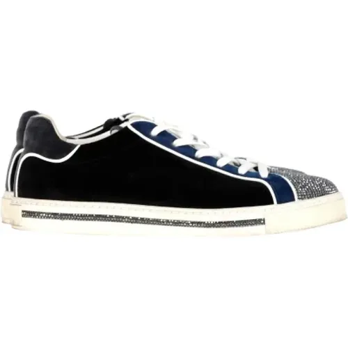 Pre-owned Velvet sneakers , female, Sizes: 5 UK - René Caovilla Pre-owned - Modalova