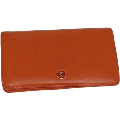 Pre-owned Leather wallets , female, Sizes: ONE SIZE - Chanel Vintage - Modalova