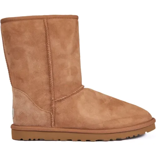 Braune Wildleder Slip-On Stiefel , Herren, Größe: 41 EU - Ugg - Modalova