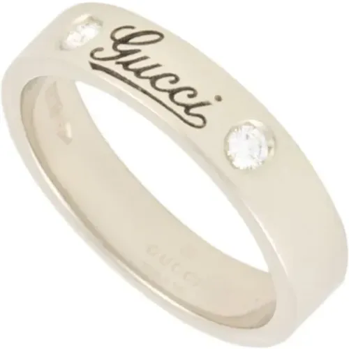 Pre-owned Yellow Gold Gucci Ring , female, Sizes: ONE SIZE - Gucci Vintage - Modalova