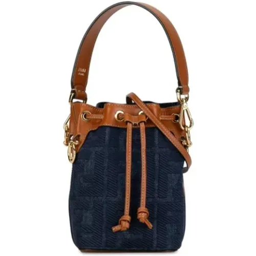 Pre-owned Denim fendi-bags , female, Sizes: ONE SIZE - Fendi Vintage - Modalova