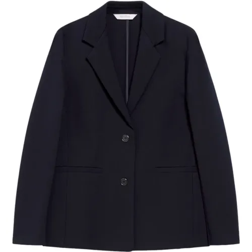 Jersey-Blazer mit dekonstruierter Silhouette , Damen, Größe: L - Max Mara - Modalova