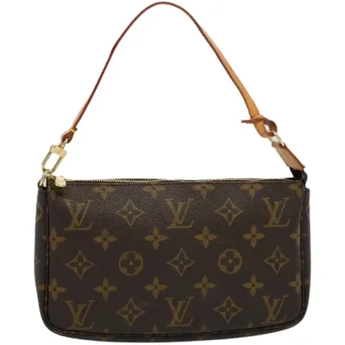 Pre-owned Coated canvas clutches , female, Sizes: ONE SIZE - Louis Vuitton Vintage - Modalova