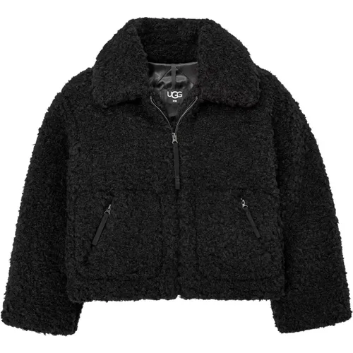 Gemütliche Sherpa-Jacke , Damen, Größe: XL - Ugg - Modalova