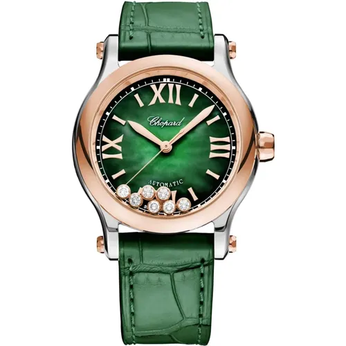 Happy Sport Grüne Mutter der Perle Diamant Uhr - Chopard - Modalova