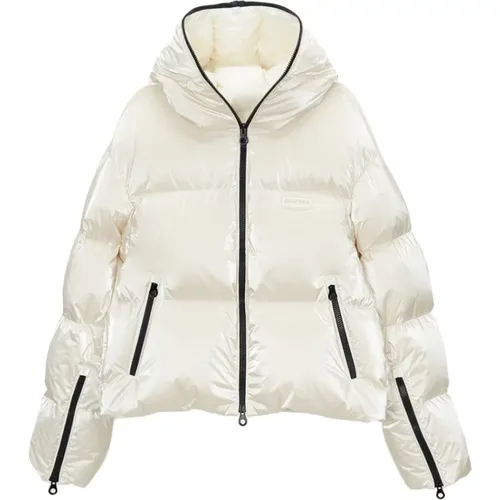 Cream Short Down Jacket Aw23 , female, Sizes: XS, S, 2XS, M - duvetica - Modalova