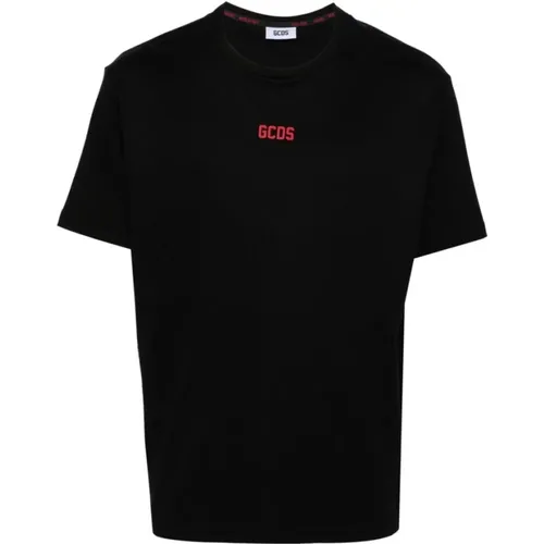 Schwarzes Logo T-Shirt , Herren, Größe: S - Gcds - Modalova