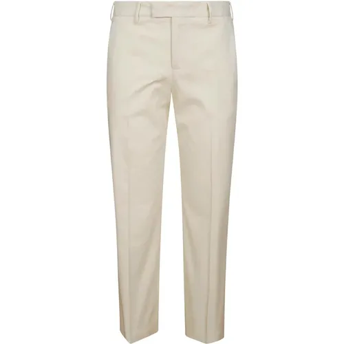 Cotton Trousers with Zip Closure , female, Sizes: M, XS, L - PT Torino - Modalova