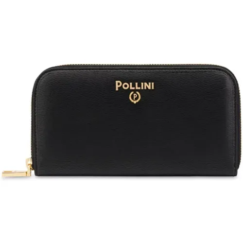 Modern Woman`s Zippered Wallet , female, Sizes: ONE SIZE - Pollini - Modalova