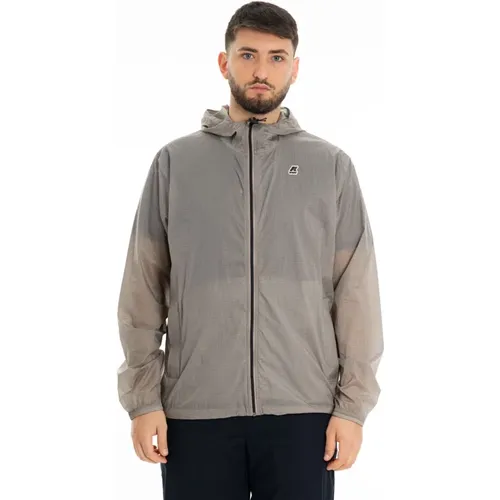 Ripstop Nylon Herrenjacke , Herren, Größe: L - K-way - Modalova