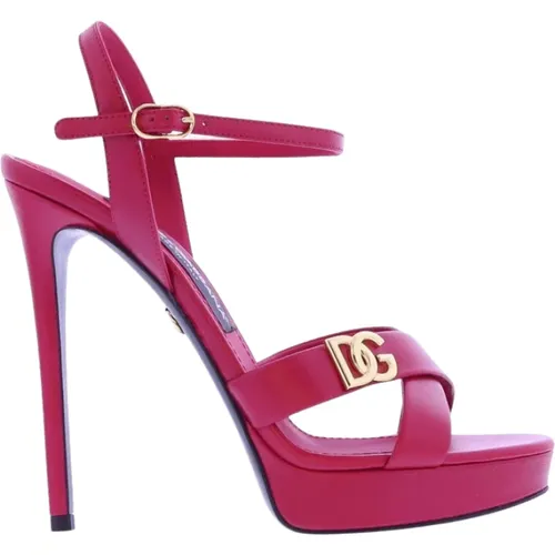 Happy Garden Womens Sandals , female, Sizes: 6 UK, 4 UK, 5 1/2 UK - Dolce & Gabbana - Modalova