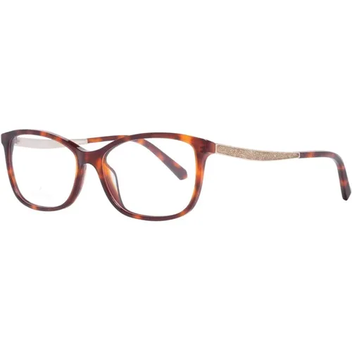 Braune Damen Rechteckige Optische Brillen , Damen, Größe: ONE Size - Swarovski - Modalova