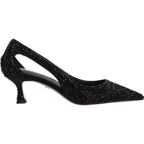 Pumps mit Cutout und Strass - Lola Cruz - Modalova