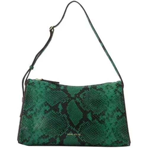 Leather handbags , female, Sizes: ONE SIZE - Manu Atelier - Modalova