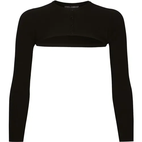 Schwarze Sweaters von , Damen, Größe: S - Dolce & Gabbana - Modalova
