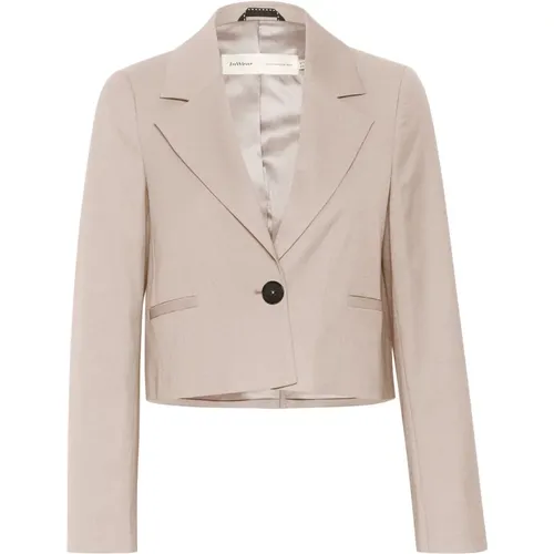 Kurzer Blazer in Clay Melange , Damen, Größe: M - InWear - Modalova