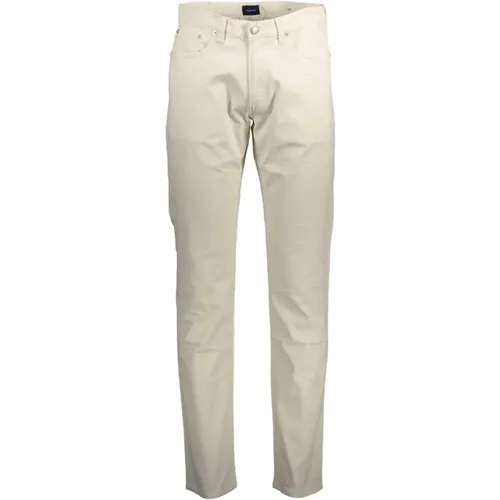 Slim Fit Hose aus Bio-Baumwolle , Herren, Größe: W30 L34 - Gant - Modalova