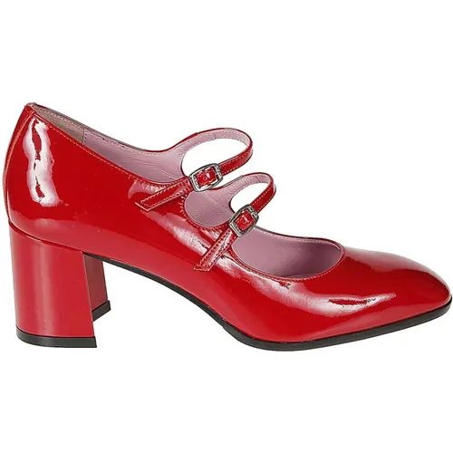 Patent Leather Shoes , female, Sizes: 5 UK, 7 UK, 4 UK, 6 UK - Carel - Modalova