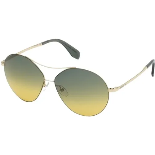 Sonnenbrille mit stilvollem Dorado-Rahmen und degradierenden grünen Gläsern - adidas Originals - Modalova
