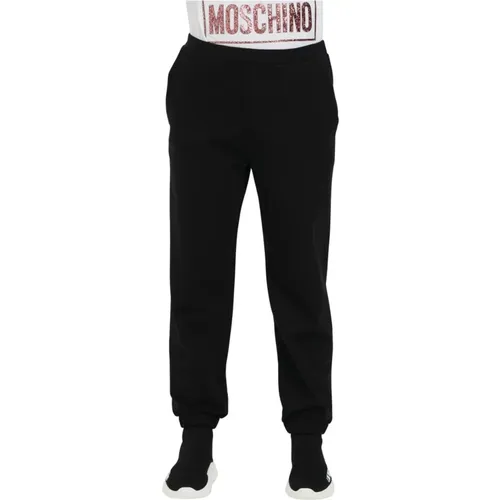 Comfortable Elasticized Tracksuit Pants , female, Sizes: XS - Moschino - Modalova