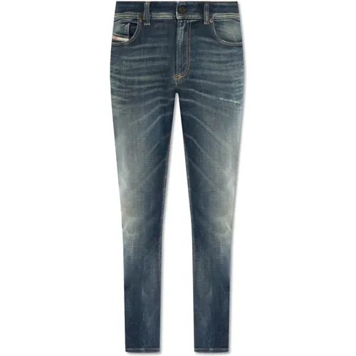 Grau Beige 1979 Sleenker Skinny Jeans , Herren, Größe: W30 L32 - Diesel - Modalova