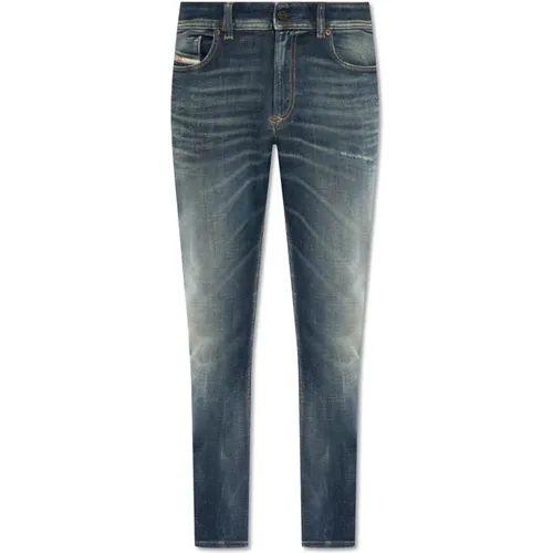 Grau Beige 1979 Sleenker Skinny Jeans , Herren, Größe: W36 - Diesel - Modalova