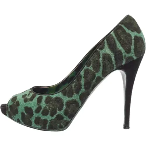 Pre-owned Stoff heels - Dolce & Gabbana Pre-owned - Modalova