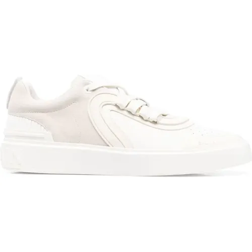 Premium Leather Sneakers , male, Sizes: 8 UK, 9 UK, 10 UK - Balmain - Modalova