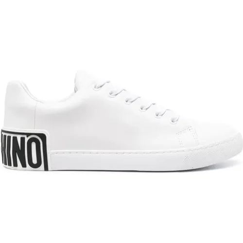 Logo Low Sneakers , male, Sizes: 3 UK - Moschino - Modalova