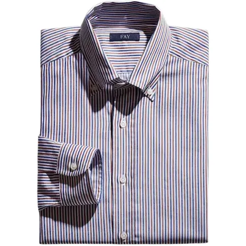 Stylish Shirts Collection , male, Sizes: M - Fay - Modalova