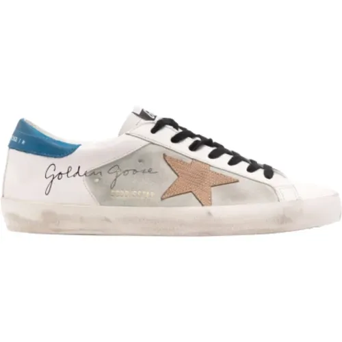 Elegante Ledersneakers , Herren, Größe: 43 EU - Golden Goose - Modalova