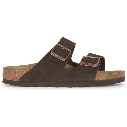 Wildleder Sandalen Arizona Stil , Damen, Größe: 36 EU - Birkenstock - Modalova