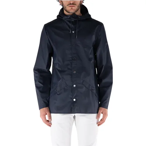 Waterproof Jacket , male, Sizes: XS, S - Rains - Modalova