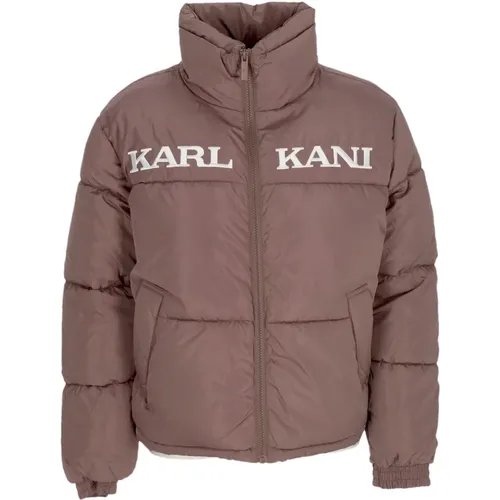 Retro Essential Puffer Jacke Damen , Damen, Größe: L - Karl Kani - Modalova