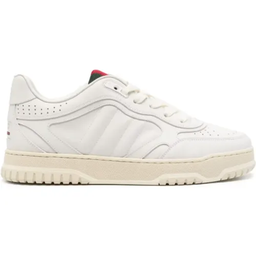 Multicolour Leather Sneakers Panelled Design , male, Sizes: 8 UK, 11 UK, 9 UK - Gucci - Modalova