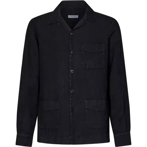 Mens Clothing Shirts Ss24 , male, Sizes: L, M - Boglioli - Modalova