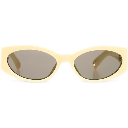 Sunglasses with logo , female, Sizes: ONE SIZE - Jacquemus - Modalova