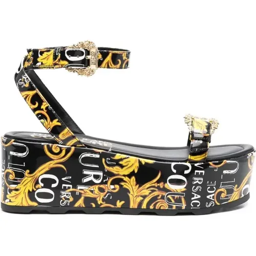 MultiColour Sandalen , Damen, Größe: 38 EU - Versace Jeans Couture - Modalova