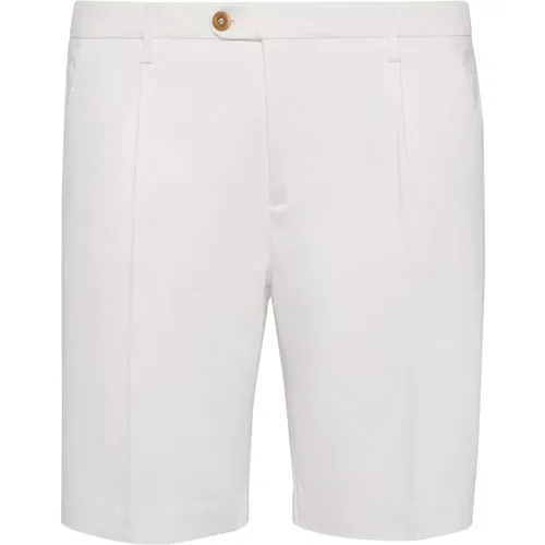 Bermuda-Shorts aus Stretch-Baumwolle und Tencel , Herren, Größe: XL - Boggi Milano - Modalova
