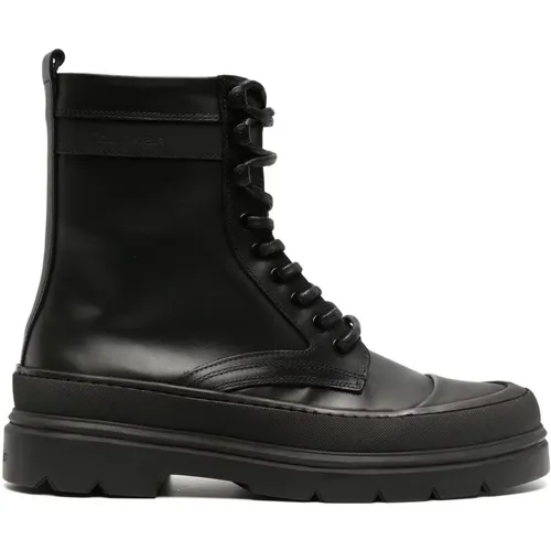 Lace Up Ankle Boots , male, Sizes: 10 UK, 9 UK, 12 UK, 7 UK - Calvin Klein - Modalova