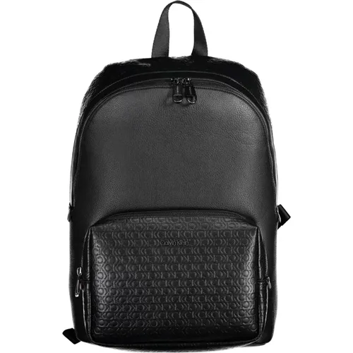 Mens Backpack with Zip Closure , male, Sizes: ONE SIZE - Calvin Klein - Modalova