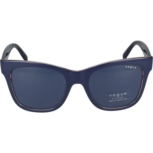 Stylische Sonnenbrille für sonnige Tage , Damen, Größe: 51 MM - Vogue - Modalova