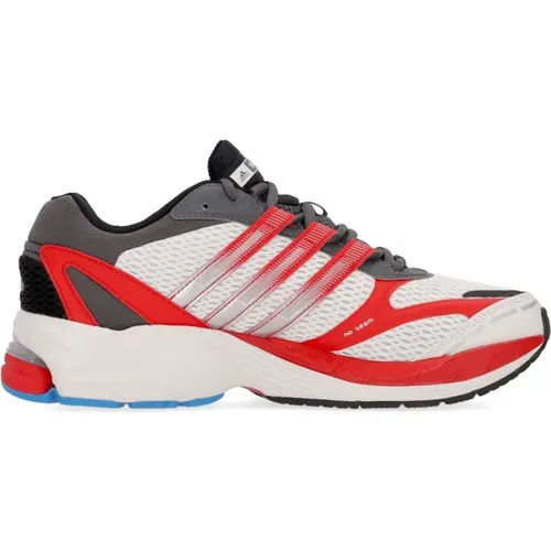 Supernova Cushion Low Sneaker Grau/Weiß/Rot , Herren, Größe: 44 EU - Adidas - Modalova