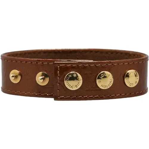 Pre-owned Leather bracelets , female, Sizes: ONE SIZE - Louis Vuitton Vintage - Modalova