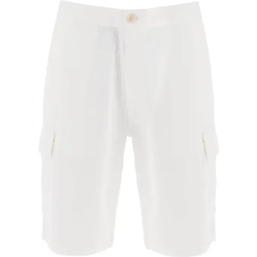 Cargo Shorts aus Jersey - BRUNELLO CUCINELLI - Modalova